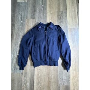 DSCP Bomber Jacket Mens 44R Navy Blue Good Wings Collection Military Utility